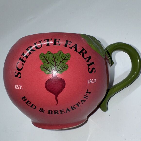 The Office Dwight Schrute Farms Red Beet Coffee Mug Cup Scranton Pennsylvania - Picture 9 of 10